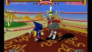 Sonic the Fighters Unused Character Gameplay [upl. by Adela]