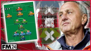 Johan Cruyff REBUILDS Ajax on FM24 [upl. by Aihsinyt]