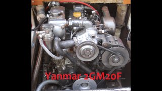 Moteur Yanmar 2GM20F composantes hivernisation [upl. by Bozuwa]