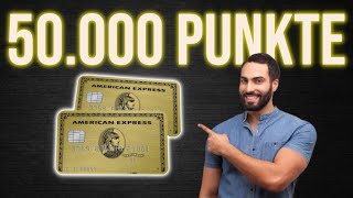 American Express Gold Card 50000 Punkte REKORDBONUS 💳✨ [upl. by Nitsrik]