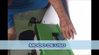 GUILLOTINA PARA CORTAR PERFILES DE PVC [upl. by Elset]