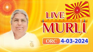 Live Murli 04032024 by BK Asha Didi from Om Shanti Retreat Centre DelhiNCR [upl. by Dodie]