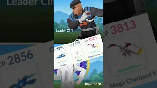 Pokemon go Leader cliff battle viral shorts [upl. by Chara]