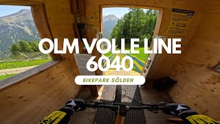 Olm Volle Line ist das noch Schwarz Sölden Bikepark RAW POV [upl. by Aicargatla158]