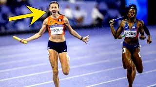 Femke Bol🙅😱 Nieuwe held van de 4x400 meter estafette💥 [upl. by Editha]