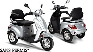 Scooter 3 roues DELTASCOOT modèle SHOPY 800 [upl. by Shiverick]