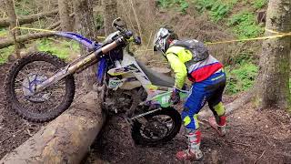 Dirtbike Action Helmsley Playday Dark Ravine Fun Times [upl. by Elatsyrc]