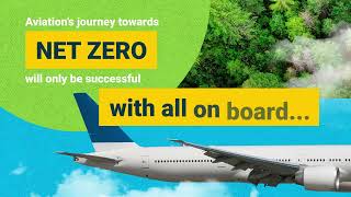 International aviation achieving net zero by 2050 Action [upl. by Atinuj]