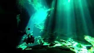 Gopro  Mexico  Diving in Cenotes of Yucatan Best of [upl. by Schiffman392]