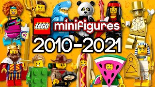 Every LEGO Collectable Minifigure Series EVER MADE 20102021 CMF [upl. by Elleivad]