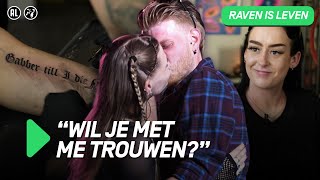 HUWELIJKSAANZOEK op een RAVE I RAVEN IS LEVEN 4  NPO 3 [upl. by Xavler]