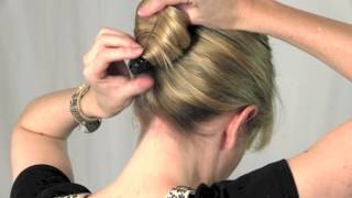 Create a French Roll with the Scunci French Twist Clip [upl. by Vez]