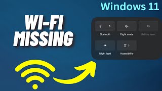 Fix the WiFi Icon Missing on Windows 11 [upl. by Phebe110]