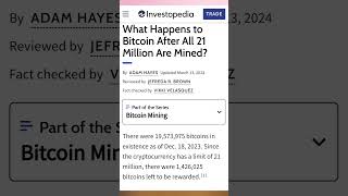 The Truth About Bitcoin’s Limited Supply 😲 Only 21 Million [upl. by Reena]