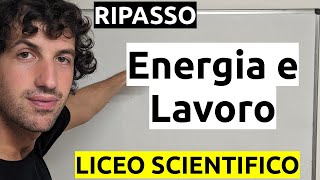 Energia e lavoro  Ripasso [upl. by Wolk]