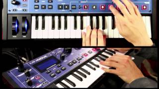 Novation  MiniNova synth tutorial Selecting Sounds [upl. by Jedthus564]