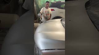 Car Hood Repaint Full Process carcare7896 carpaintingservice shorts [upl. by Mohkos]