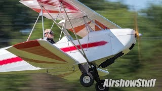 Oshkosh Ultralight Field  Fixed WingSTOL Saturday  EAA AirVenture Oshkosh 2018 [upl. by Affer]