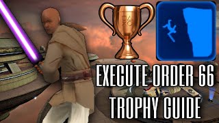 EXECUTE ORDER 66 TROPHY GUIDE Star Wars Battlefront Classic Collection Tutorial [upl. by Borg]