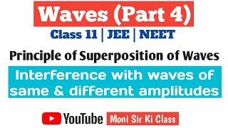 Superposition of Waves  Interference  Waves 4  JEE Main  NEET 2019 [upl. by Icnan]