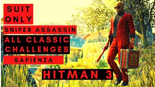 Hitman 3  Sapienza  Silent Assassin Suit Only Sniper Assassin  World of Tomorrow  Master Mode [upl. by Isiad]