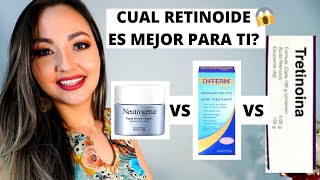 TRETINOINA vs ADAPALENO vs RETINOL vs RETINALDEHIDO CUAL ES MEJOR Cual escoger segun tu tipo de piel [upl. by Aspa]