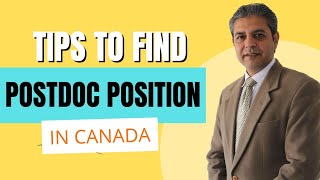 How to find a Postdoc in Canada Insider tips to land your dream postdoc in Canada [upl. by Shanta]