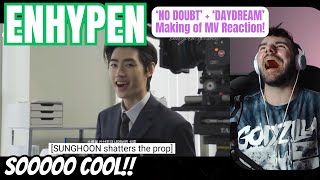 ENHYPEN  No Doubt  Daydream Making of MV Reaction [upl. by Borlase]