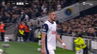 Radu Drăgușin Red Card Tottenham vs Qarabag FK 30 All Goals and Extended Highlights [upl. by Oirom712]