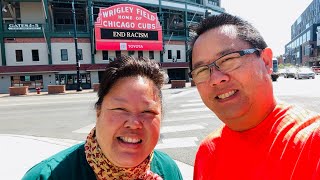 CHICAGO  Pequod’s Pizza  Portillo’s  Wrigley Field  Shoreline Tour  Elephant amp Castle [upl. by Weihs78]