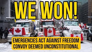 BREAKING Federal Court rules against Trudeau and Freeland Emergencies Act was unconstitutional [upl. by Rosse894]