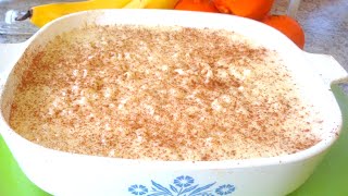 CREAMY CREAMED RICE PUDDING RECIPE  Gregs Kitchen [upl. by Oicelem]