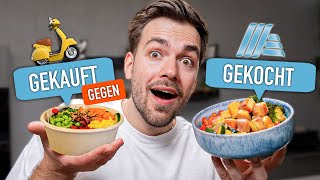 Veggie Bowl für unter 5€ 🤤  GEKAUFT GEGEN GEKOCHT mit maxxpane [upl. by Atoiyanap]