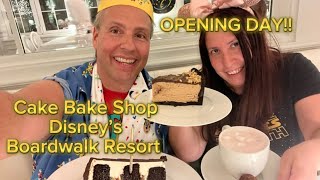 OPENING DAY Cake Bake Shop is FINALLY Opened at Disney’s Boardwalk Resort FULL Dining Experience [upl. by Qifar29]