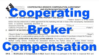 How To Complete a Cooperating Broker Compensation  CAR Form CBC [upl. by Alyakcim87]