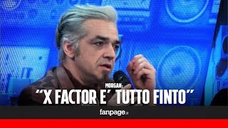 Amici 15 Morgan attacca X Factor quotTutto finto Non conoscevo nemmeno i nomi dei ragazziquot [upl. by Nauqit]