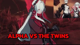 【Punishing Gray Raven】Alpha vs Unidentified twins no hits [upl. by Sidras]