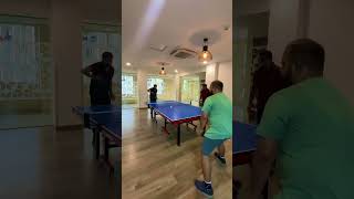 Epic Table Tennis Tournament at Wave City [upl. by Kcyrred]