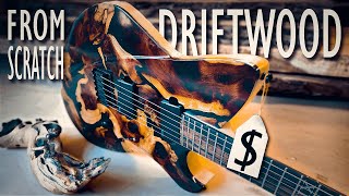 Most Expensive Guitar Ive Made  From Driftwood to HighEnd Build [upl. by Asirem]