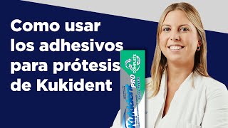 Cómo usar las cremas adhesivas para prótesis de Kukident  Farmaciasdirect [upl. by Diantha]