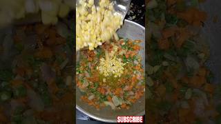 Street style veg fried rice at home recipe food viralvideo trending navratri yummy satisfying [upl. by Gurango]