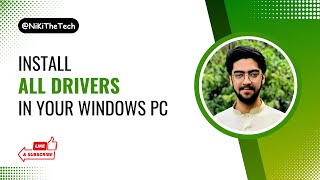 HOW TO INSTALL ALL DRIVERS AFTER WINDOWS INSTALLATION  NiKiTheTech [upl. by Orvas]