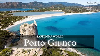 La Spiaggia di Porto Giunco  Villasimius  4K  Sardegna World by drone [upl. by Krik]