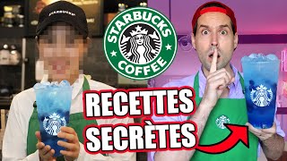 Je fais des RECETTES STARBUCKS à la maison recette secrète  HUBY [upl. by Ofloda]