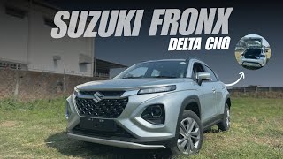 ₹10Lakhs me isse Badiya Koi nahi 🔥 Updated Suzuki FRONX Delta CNG 2025  Detail Review [upl. by Aratahc]