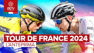 Analisi completa dei favoriti e delle tappe del Tour de France 2024 [upl. by Naxor]