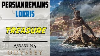 Persian Remains  Lokris  Treasure Location  AC ODYSSEY [upl. by Aicercal728]