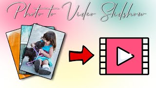 Photo to Slideshow Maker  How to make a video from photo  Photo se Video Kaise Banaye [upl. by Lalo]