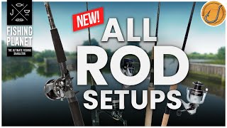 NEW ULTIMATE ROD SETUP Guide Setup your rods to fish  Fishing Planet [upl. by Ziza]