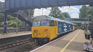 NEW LIVERY 50007 amp 50049 pass Heyford working 0Z50 Eastleigh to Kidderminster 090824 [upl. by Philippe]